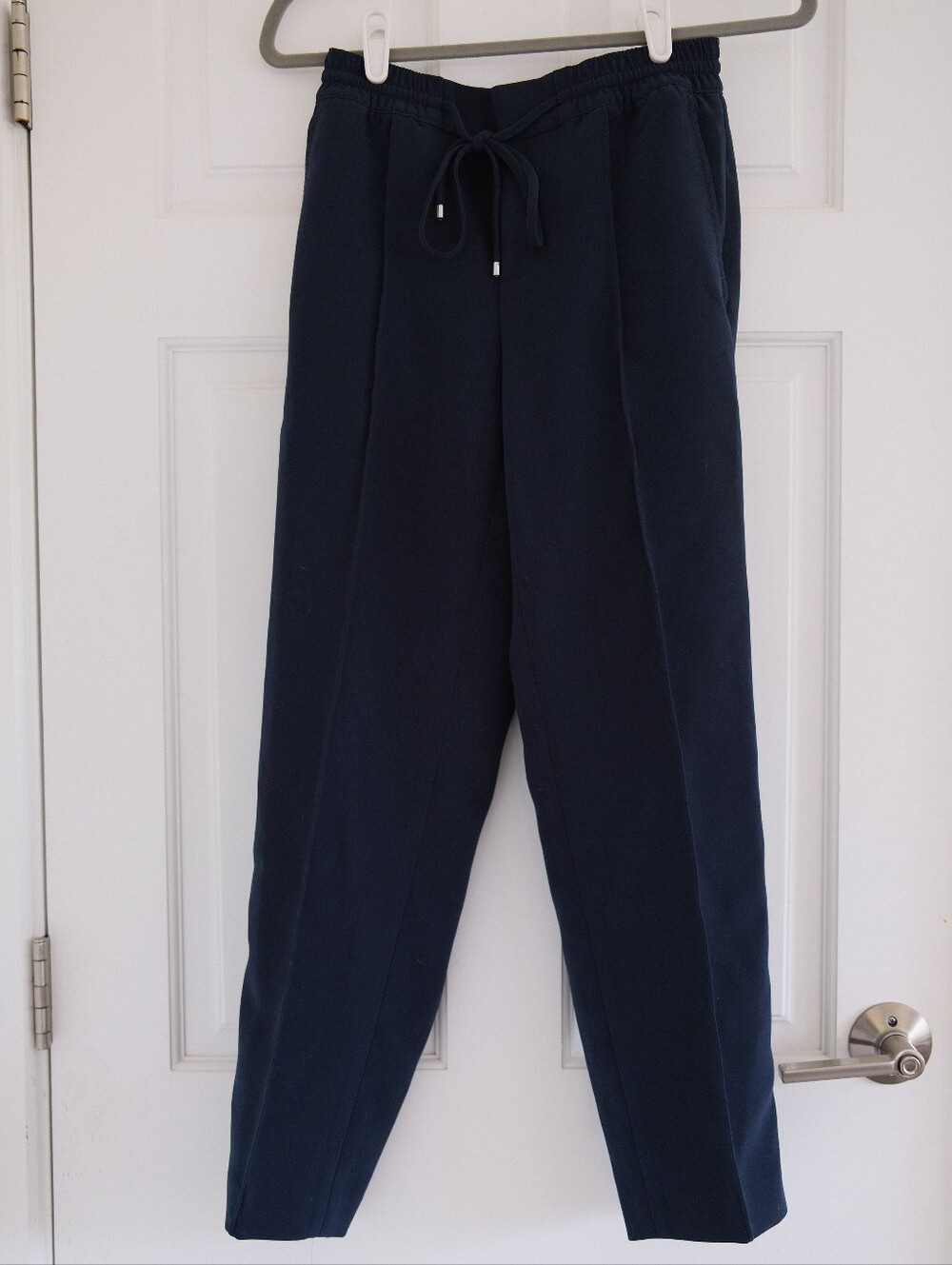 Club Monaco Navy Drawstring Trousers